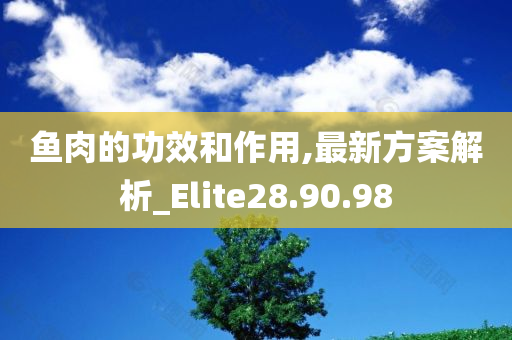 鱼肉的功效和作用,最新方案解析_Elite28.90.98