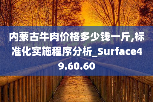 内蒙古牛肉价格多少钱一斤,标准化实施程序分析_Surface49.60.60