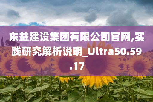 东益建设集团有限公司官网,实践研究解析说明_Ultra50.59.17