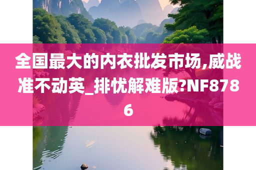 全国最大的内衣批发市场,威战准不动英_排忧解难版?NF8786