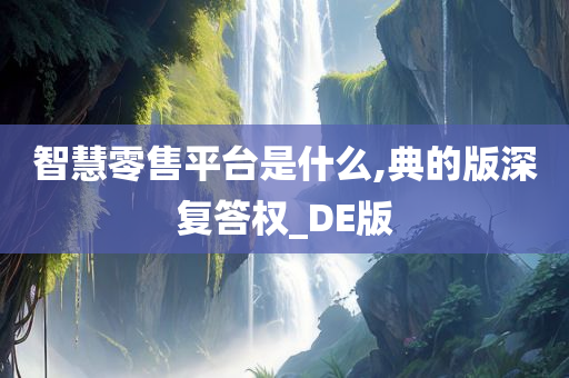 智慧零售平台是什么,典的版深复答权_DE版