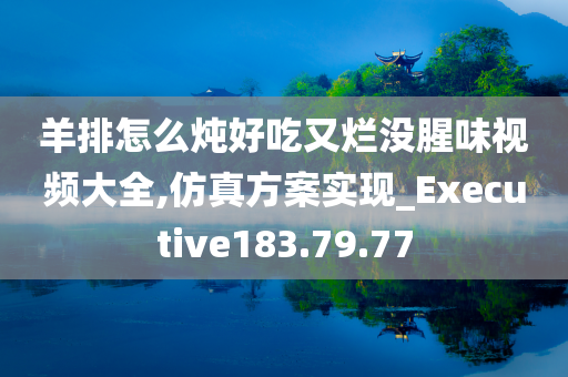 羊排怎么炖好吃又烂没腥味视频大全,仿真方案实现_Executive183.79.77