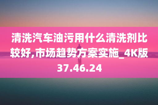 清洗汽车油污用什么清洗剂比较好,市场趋势方案实施_4K版37.46.24