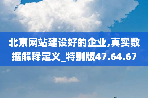 北京网站建设好的企业,真实数据解释定义_特别版47.64.67