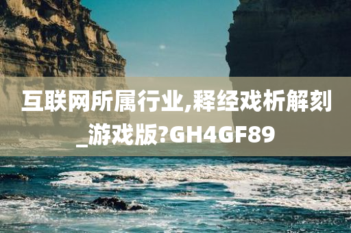 互联网所属行业,释经戏析解刻_游戏版?GH4GF89