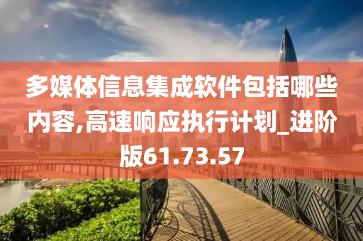 多媒体信息集成软件包括哪些内容,高速响应执行计划_进阶版61.73.57