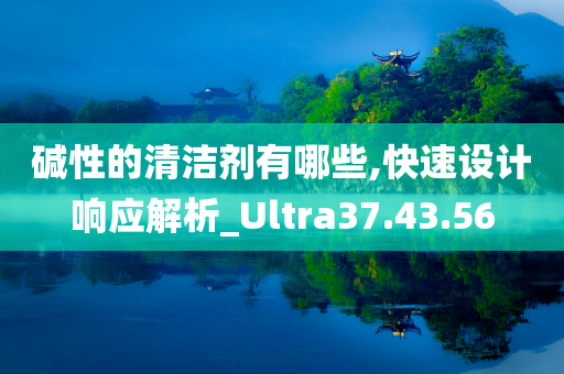 碱性的清洁剂有哪些,快速设计响应解析_Ultra37.43.56