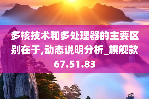 多核技术和多处理器的主要区别在于,动态说明分析_旗舰款67.51.83