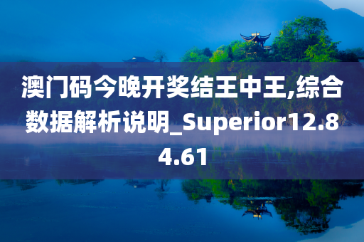 澳门码今晚开奖结王中王,综合数据解析说明_Superior12.84.61