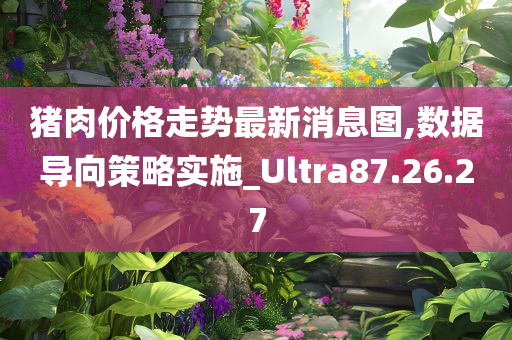 猪肉价格走势最新消息图,数据导向策略实施_Ultra87.26.27