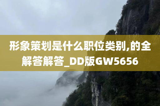 形象策划是什么职位类别,的全解答解答_DD版GW5656