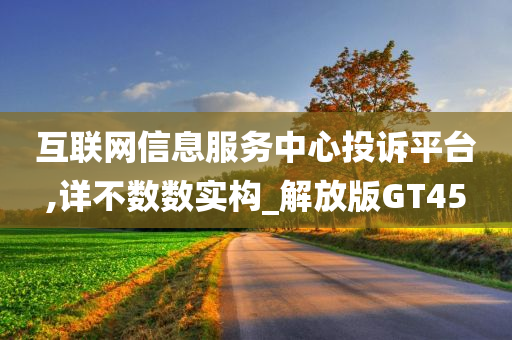 互联网信息服务中心投诉平台,详不数数实构_解放版GT45