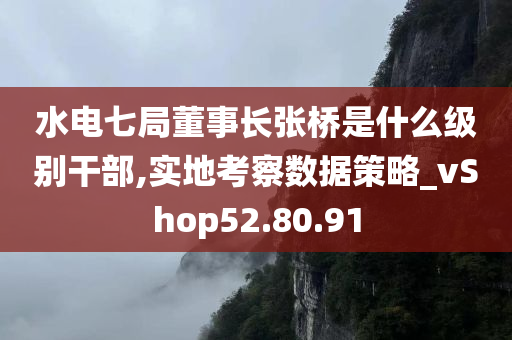 水电七局董事长张桥是什么级别干部,实地考察数据策略_vShop52.80.91