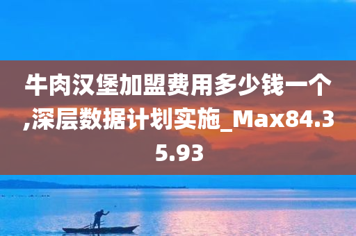 牛肉汉堡加盟费用多少钱一个,深层数据计划实施_Max84.35.93