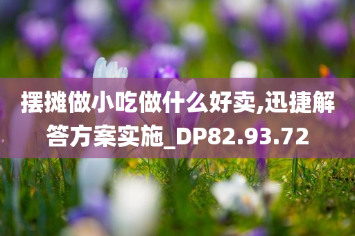 摆摊做小吃做什么好卖,迅捷解答方案实施_DP82.93.72