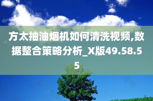 方太抽油烟机如何清洗视频,数据整合策略分析_X版49.58.55