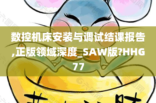 数控机床安装与调试结课报告,正版领域深度_SAW版?HHG77