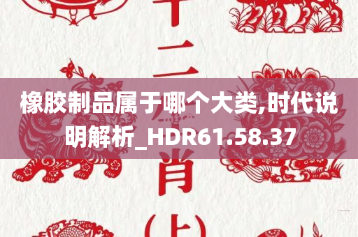 橡胶制品属于哪个大类,时代说明解析_HDR61.58.37