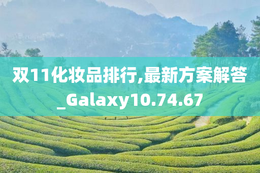 双11化妆品排行,最新方案解答_Galaxy10.74.67