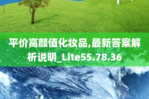 平价高颜值化妆品,最新答案解析说明_Lite55.78.36