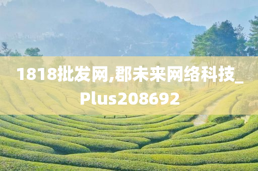 1818批发网,郡未来网络科技_Plus208692