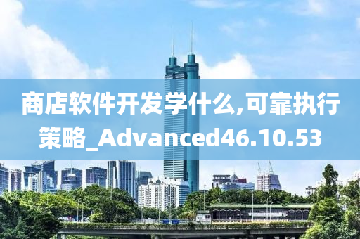 商店软件开发学什么,可靠执行策略_Advanced46.10.53