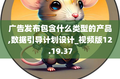 广告发布包含什么类型的产品,数据引导计划设计_视频版12.19.37