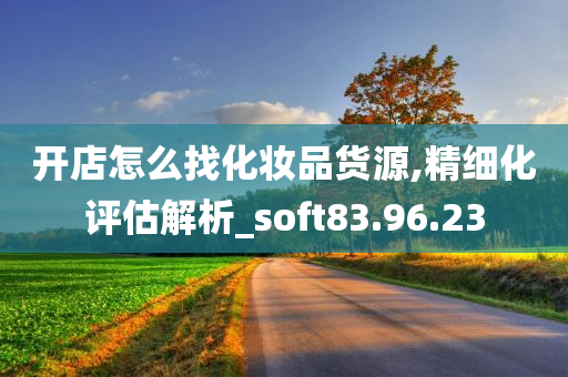 开店怎么找化妆品货源,精细化评估解析_soft83.96.23