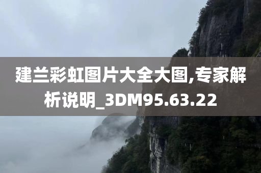 建兰彩虹图片大全大图,专家解析说明_3DM95.63.22