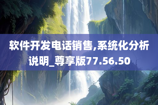 软件开发电话销售,系统化分析说明_尊享版77.56.50