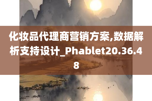 化妆品代理商营销方案,数据解析支持设计_Phablet20.36.48