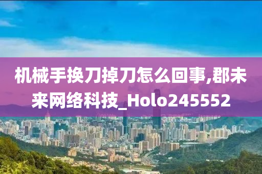 机械手换刀掉刀怎么回事,郡未来网络科技_Holo245552