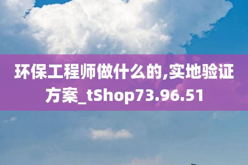 环保工程师做什么的,实地验证方案_tShop73.96.51