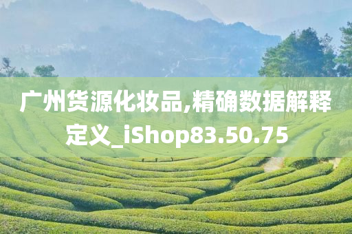 广州货源化妆品,精确数据解释定义_iShop83.50.75