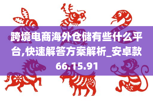 跨境电商海外仓储有些什么平台,快速解答方案解析_安卓款66.15.91