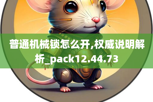 普通机械锁怎么开,权威说明解析_pack12.44.73