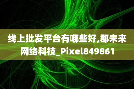 线上批发平台有哪些好,郡未来网络科技_Pixel849861