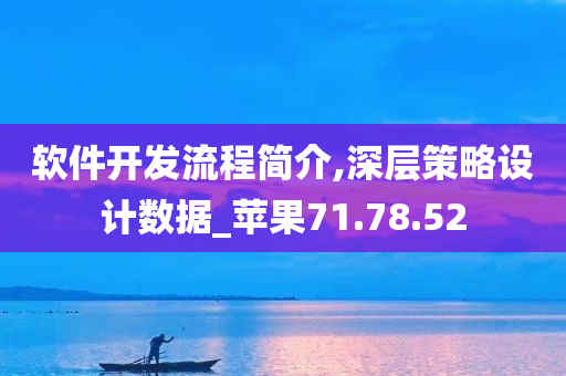 软件开发流程简介,深层策略设计数据_苹果71.78.52