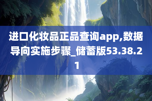 进口化妆品正品查询app,数据导向实施步骤_储蓄版53.38.21