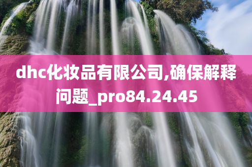 dhc化妆品有限公司,确保解释问题_pro84.24.45