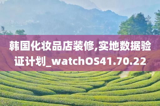 韩国化妆品店装修,实地数据验证计划_watchOS41.70.22