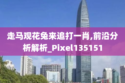 走马观花兔来追打一肖,前沿分析解析_Pixel135151