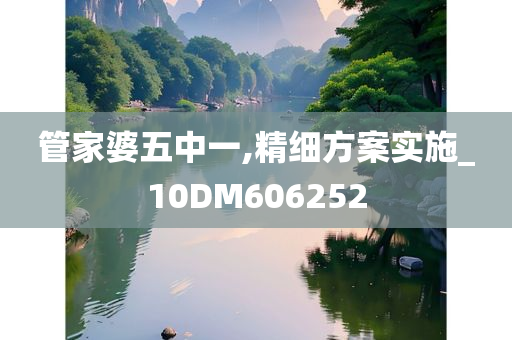 管家婆五中一,精细方案实施_10DM606252