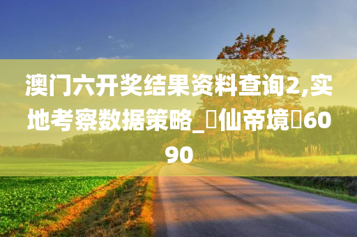 澳门六开奖结果资料查询2,实地考察数据策略_‌仙帝境‌6090