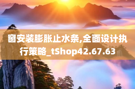 窗安装膨胀止水条,全面设计执行策略_tShop42.67.63