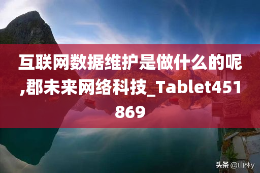 互联网数据维护是做什么的呢,郡未来网络科技_Tablet451869