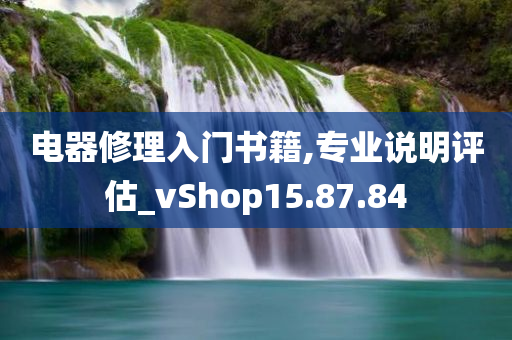 电器修理入门书籍,专业说明评估_vShop15.87.84