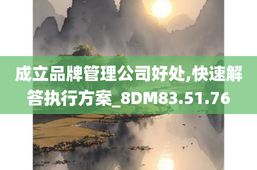 成立品牌管理公司好处,快速解答执行方案_8DM83.51.76