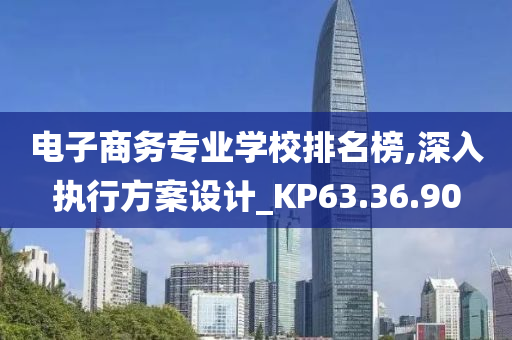 电子商务专业学校排名榜,深入执行方案设计_KP63.36.90