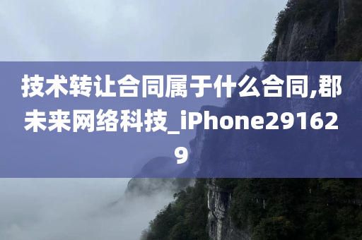 技术转让合同属于什么合同,郡未来网络科技_iPhone291629